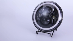 Made In China Hi/Low Beam 7 Inch 65W Round Shape Angel Eye Car Led Driving Headlights For Wrangler