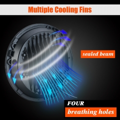 Waterproof 7 Inch RGB LED Headlight with angel eye for JK LED headlight