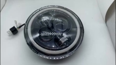 4 7 9 Inch LED Headlight 80W H4 High/Low Beam Angle Eye Auto LED Driving Light For Off-Road, Jeep, Harley 12V-80v For Wrangler