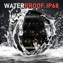 Auto LED Headlight 24V 7 Inch Laser LED Work Light Round Headlight For Motorcycle Car