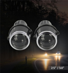 H11 Halogen Projector headlight Waterproof IP65 Glass Lens Consist of low and high beam