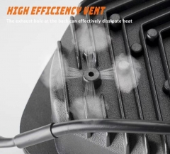 Self-contained lens super bright car LED headlight square light