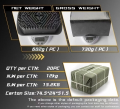 Self-contained lens super bright car LED headlight square light