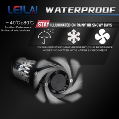 Far and near integrated dual light with lens super bright car LED headlight