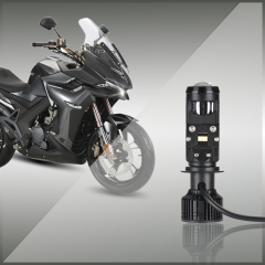 Far and near integrated dual light with lens super bright car LED headlight