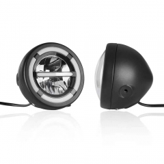Motorcycle headlight LED lens turn signal tail light warning light