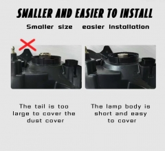 Car LED headlights ultra-bright concentrating far and near light integrated strong light concentrating