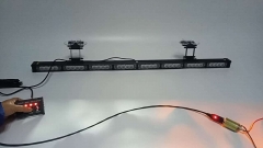 China Manufacturers Cop Car Vehicle Strobe Warning Light Bar Warnbalken AmbulanceLed Blue Led Police Car Lightbar