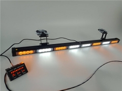China Manufacturers Cop Car Vehicle Strobe Warning Light Bar Warnbalken AmbulanceLed Blue Led Police Car Lightbar