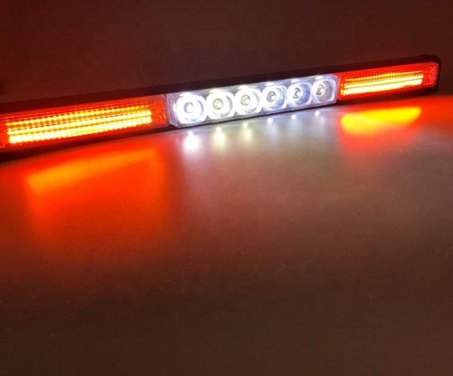 High Quality Available 3W LED Emergency Vehicle Truck Traffic LED Strobe Bars Curved Flashing LED Advisor Light Bar