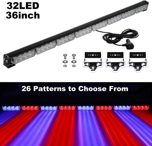Offroad Rear Chase LED Strobe Light bar with strobe function and independently control brake light