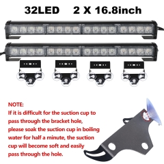 Traffic Advisor Emergency Vehicle slim COB Led warning strobe light bar