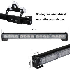 Traffic Advisor Emergency Vehicle slim COB Led warning strobe light bar