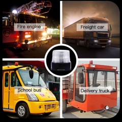 lights Emergency Strobe Light Magnetic Flashing Warning,8 color Led Magnetic Warning Beacon, Truck Car Vehicle Emergency Hazard High Power Beacon Caution Warning…