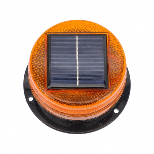 Car LED Solar Strobe Light: Emergency Light Led Road Flares Flashing Warning Lights Roadside Safety Disc Beacon for Car Vehicle Trunk Marine Boat Breakdown Kit