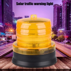 Solar Emergency Stobe Light, LED Waterproof Flashing Warning Safety Signal for Trucks Cars Vehicle