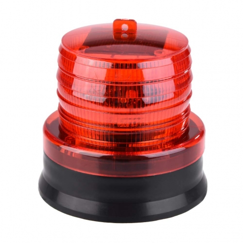 Solar Emergency Stobe Light, LED Waterproof Flashing Warning Safety Signal for Trucks Cars Vehicle