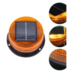 Car LED Solar Strobe Light: Emergency Light Led Road Flares Flashing Warning Lights Roadside Safety Disc Beacon for Car Vehicle Trunk Marine Boat Breakdown Kit