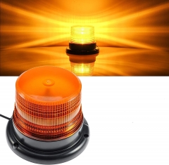 LED Beacon Lights 12V Amber Strobe Warning Light for Cars Trucks Vehicles,Rechargeable,Magnetic