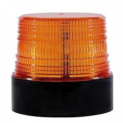 LED Beacon Lights 12V Amber Strobe Warning Light for Cars Trucks Vehicles,Rechargeable,Magnetic