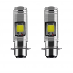 900 Lumens White BA20D COB 12W Led Bulb for Motorcycle BA20D Headlights High Low Beam