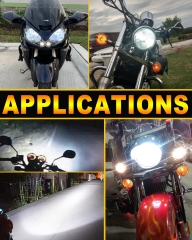 9-80V BA20D Led 12W COB Led Bulb 900Lm Fog Light Car Truck Motorcycle Headlights Lamps Off Road 900LM 6500k