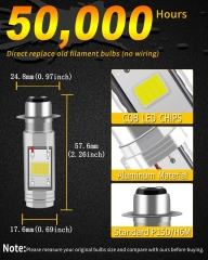 9-80V BA20D Led 12W COB Led Bulb 900Lm Fog Light Car Truck Motorcycle Headlights Lamps Off Road 900LM 6500k