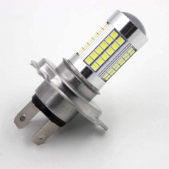 6V 66 SMD Bright H4 LED Light Auto Motorcycle Headlight Bulb Motorbike 8W 1000LM 6000K White High/Low Beam Conversion Kit