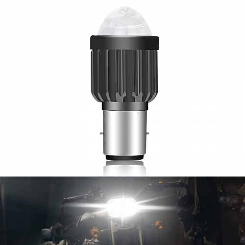 BA20D H6 LED Motorcycle Headlight Bulb 6000k White 1600Lumens H6 led bulb High Low Beam BA20D LED Light Bulb for Motorcycle Headlights DRL 1PCS