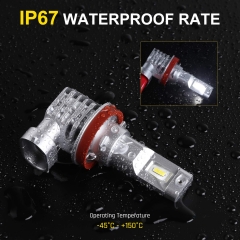 H4 9003 Motorcycle LED Headlight Bulbs 6500k Fanless LED Headlight Bulbs Replacement Conversion Kit Xenon White Pack of 1