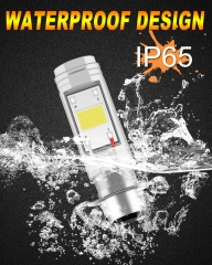 2pcs 9-80V BA20D Led 12W COB Led Bulb 900Lm Fog Light Car Truck Motorcycle Headlights Lamps Off Road 900LM 6500k