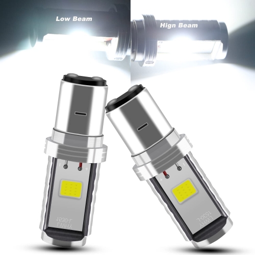 2pcs 9-80V BA20D Led 12W COB Led Bulb 900Lm Fog Light Car Truck Motorcycle Headlights Lamps Off Road 900LM 6500k