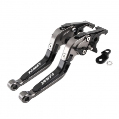 Adjustable Brake Clutch Levers for Yamaha NMAX 155 125 NMAX155 NMAX125 N-MAX 155 125 Brake Clutch Levers Handlebar Grip Handle Hand GripWith Parking Handbrake