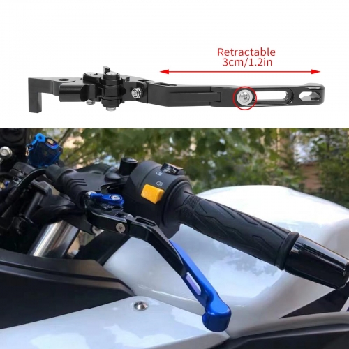 Brake Lever and Clutch Lever Set Replacement for BMW F750GS F850GS 2018-2021 F900R F900XR 2020-2022 Aluminum Motorcycle Handlebar Lever Foldable Length Adjustable
