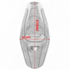 Motorcycle Sponge Seat Pad Cushion for Y-amaha NMAX155 Nmax N-max 155 Nmax-155 2020 2021 2022 2023 2024 Front Driver Rear Passenger Complete Seat Covers Pressure Relief Touring Saddle