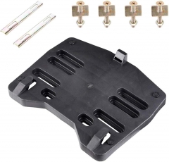 Motorcycle Trunk Black Motorcycle Top Case Motorcycle Tail Box Scooter Trunk Tour Motorcycle Storage Box Carrier with Lock for Helmet Luggage - 30L