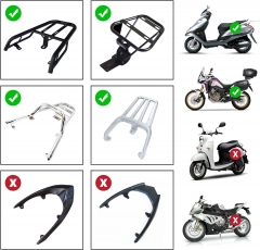 Motorcycle Trunk Black Motorcycle Top Case Motorcycle Tail Box Scooter Trunk Tour Motorcycle Storage Box Carrier with Lock for Helmet Luggage - 30L