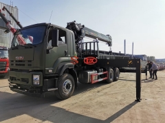 To Myanmar 2pc ISUZU GIGA Truck with 16T Palfinger Crane