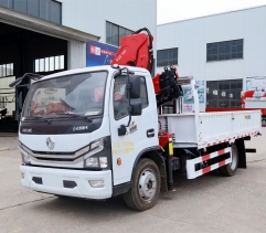 DONGFENG 5T Cargo Truck Crane with 5T 4-section Knuckle Boom