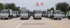 To South America 26pc ISUZU Compactor Garbage Truck