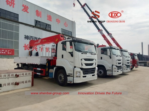 To Philippines 3pc ISUZU GIGA Truck with Crane