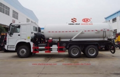 Sinotruck HOWO 20 m3 Abwasser-Saugwagen Philippinen