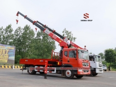 DONGFENG Truck with 8Ton Still Boom Crane