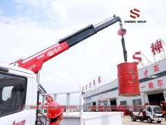 2T 3-section Knuckle Crane for Truck