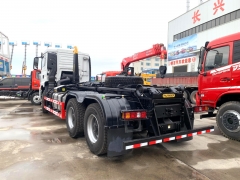 Shacman 6x4 truck with Palfinger 20-25 Hydraulic Hook Arm Lift Garbage Truck