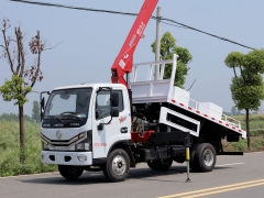 4Ton Telescopic Boom Dump Truck Mounted Crane