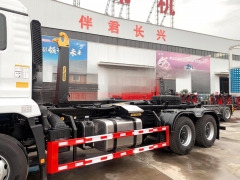 Shacman 6x4 truck with Palfinger 20-25 Hydraulic Hook Arm Lift Garbage Truck
