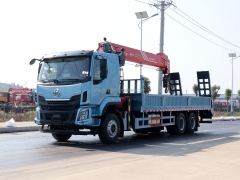 SANY PALFINGER 12Ton Telescopic Boom Crane Truck With Dongfeng Liuqi Chassis