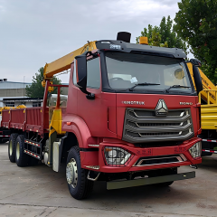 6x4 Sinotruk Howo Cargo Crane Truck Shenbai 7Ton 8Ton 10Ton Hydraulic Telescopic Boom Crane for Truck