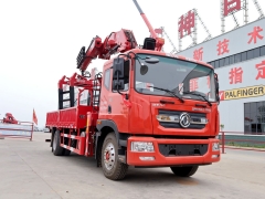 Shenbai 8Ton Hydraulic Knuckle Boom Crane 4x2 Dongfeng Cargo Crane Truck with Grapple